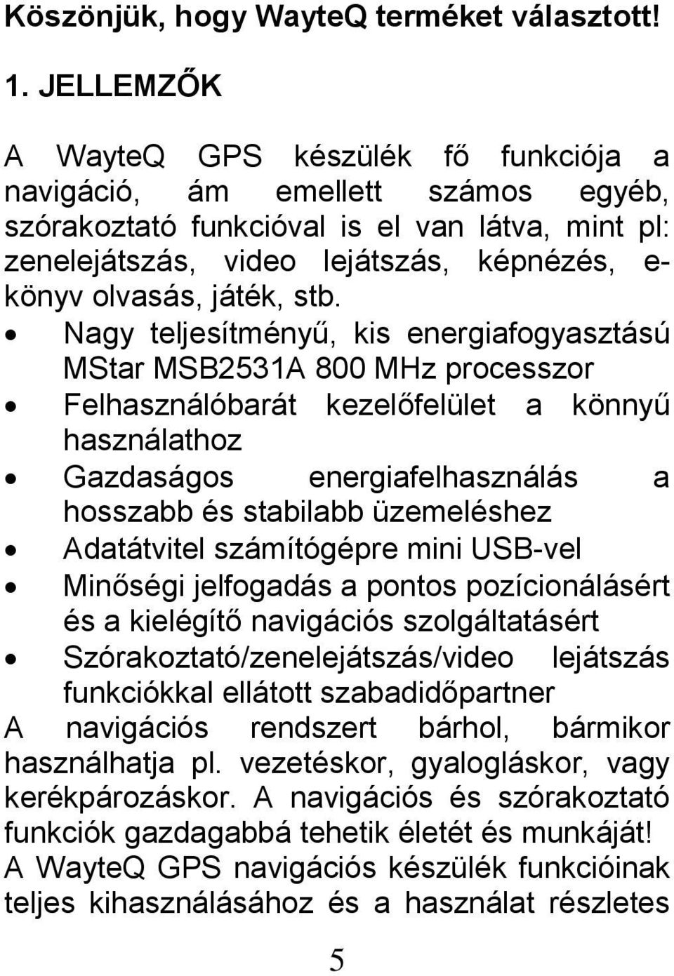 WayteQ X985BT GPS navigáció Használati útmutató - PDF Ingyenes letöltés