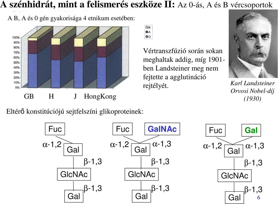 míg 1901- ben Landsteiner meg nem fejtette a agglutináció rejtélyét.