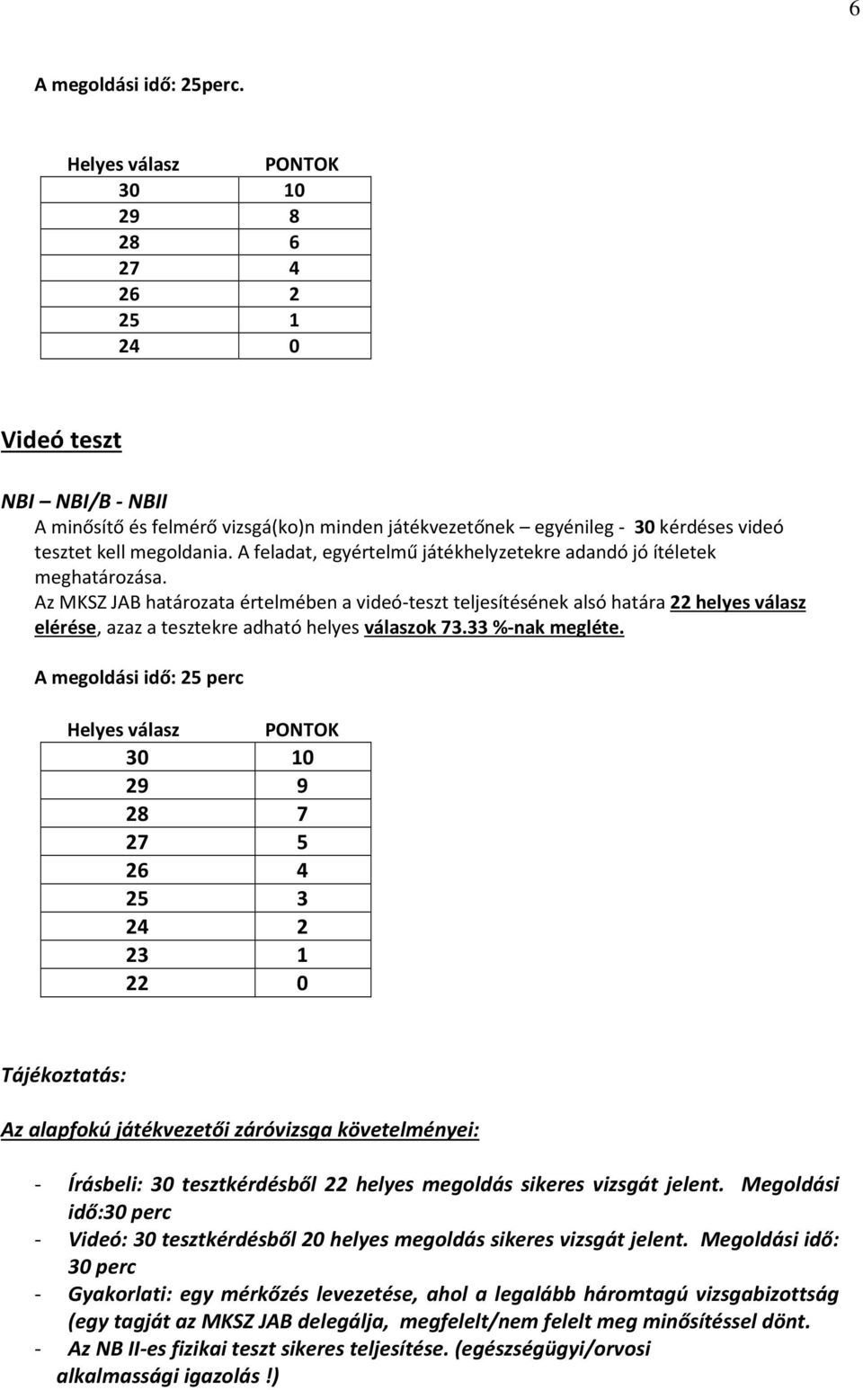 A feladat, egyértelmű játékhelyzetekre adandó jó ítéletek meghatározása.