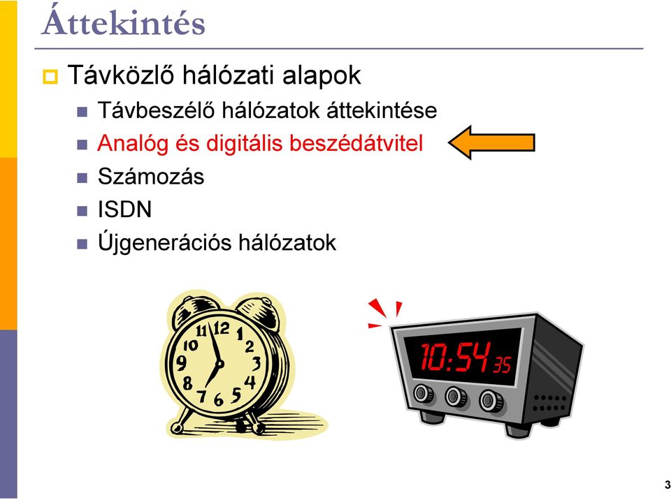 Analóg és digitális beszédátvitel