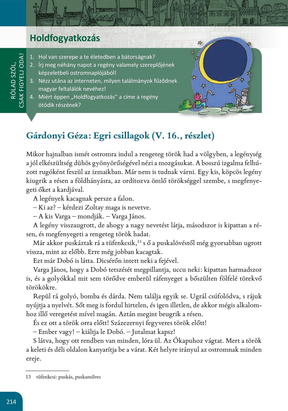 Holdfogyatkozás. Gárdonyi Géza: Egri csillagok (V. 16., részlet) - PDF  Ingyenes letöltés