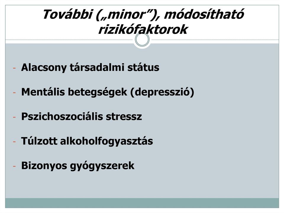 betegségek (depresszió) - Pszichoszociális