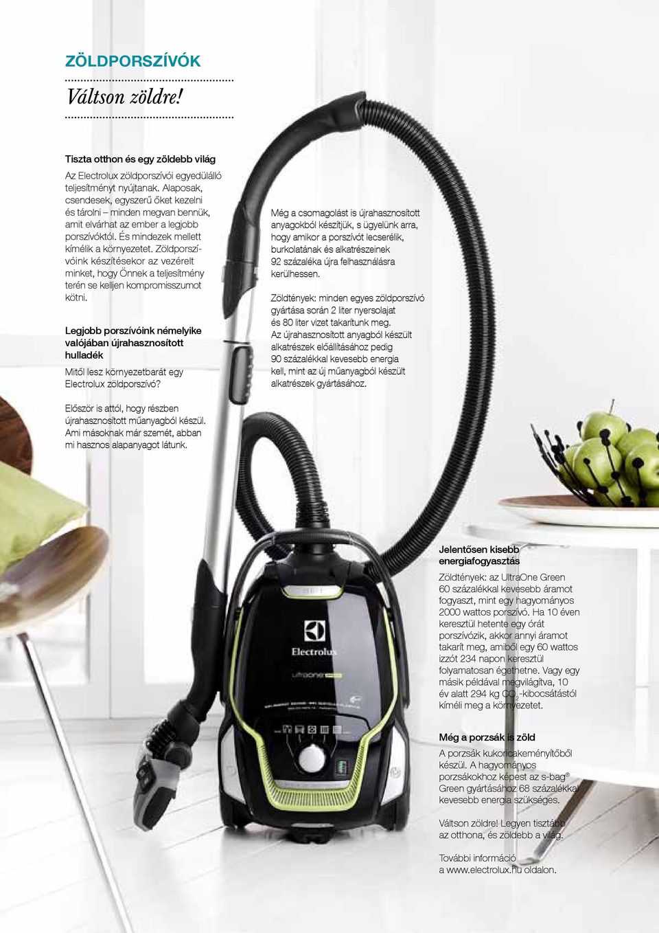 Élmény. a takarítás Electrolux porszívókkal PORSZÍVÓK. - PDF Free Download