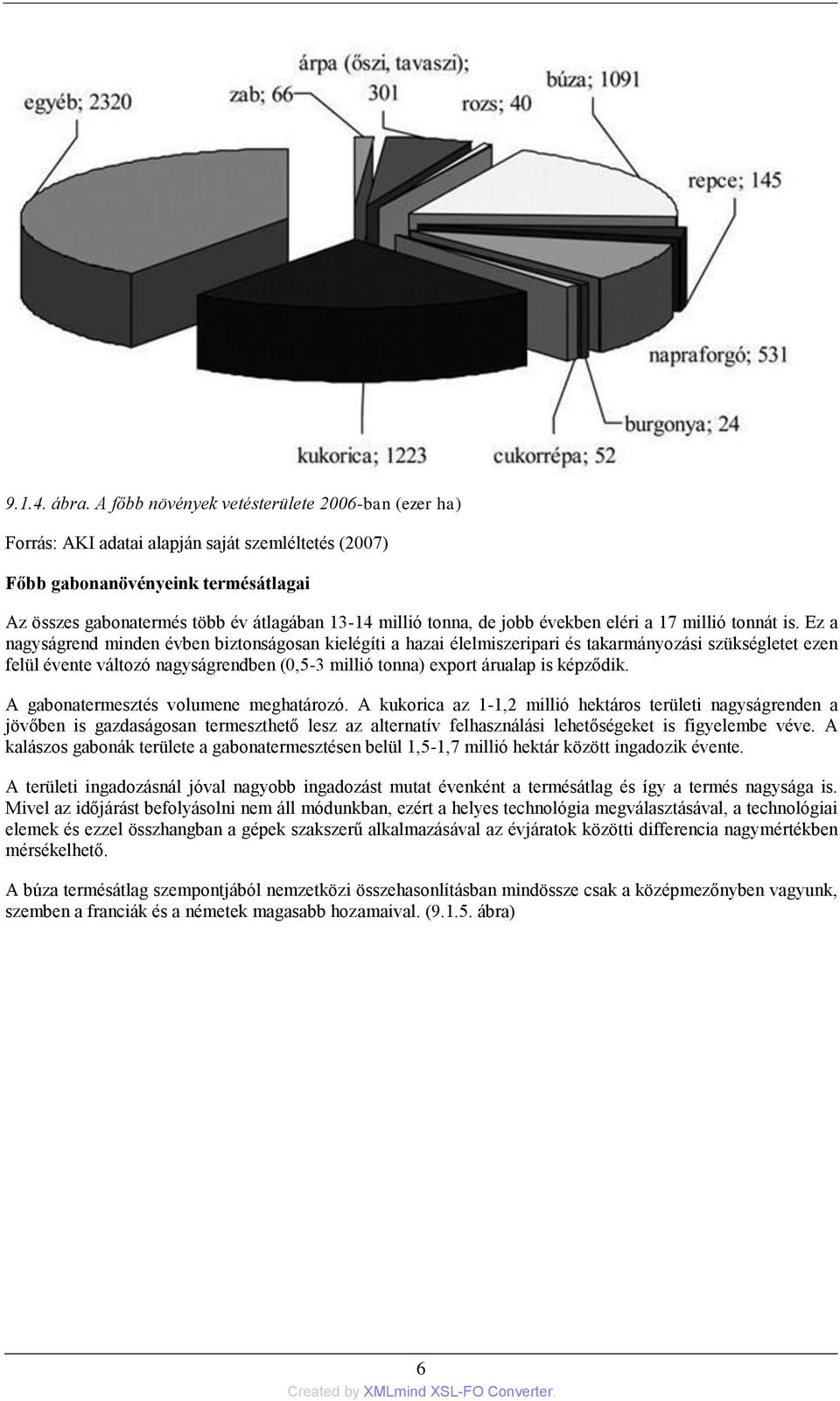 de jobb években eléri a 17 millió tonnát is.
