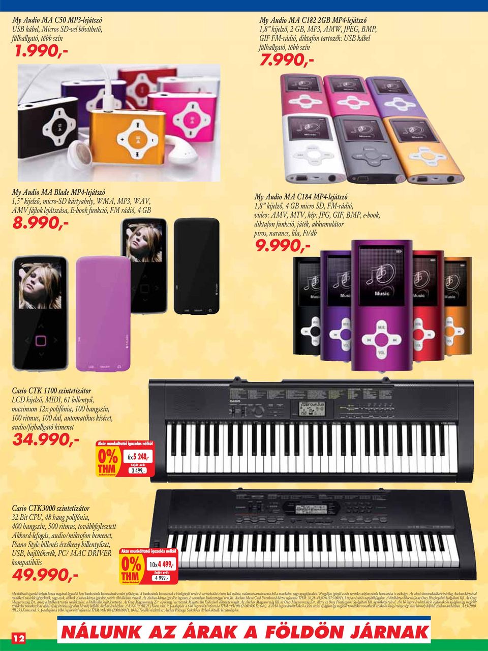 990,- My Audio MA Blade MP4-lejátszó 1,5 kijelzô, micro-sd kártyahely, WMA, MP3, WAV, AMV fájlok lejátszása, E-book funkció, FM rádió, 4 GB 8.