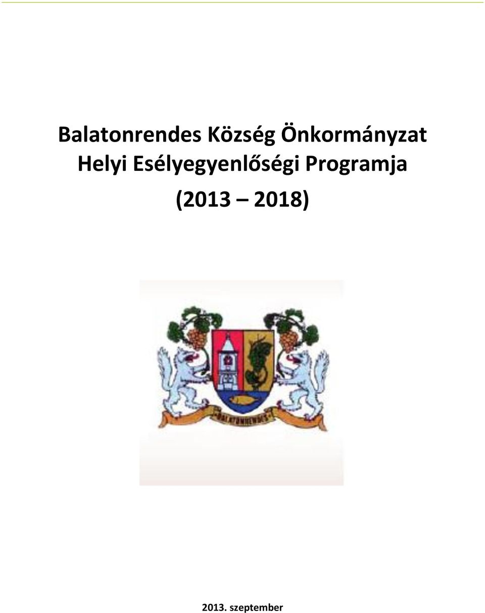 Esélyegyenlőségi