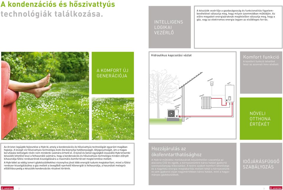 Az előre megadott energiaáraknak megfelelően választja meg, hogy a gáz, vagy az elektromos energia legyen az elsődleges forrás.