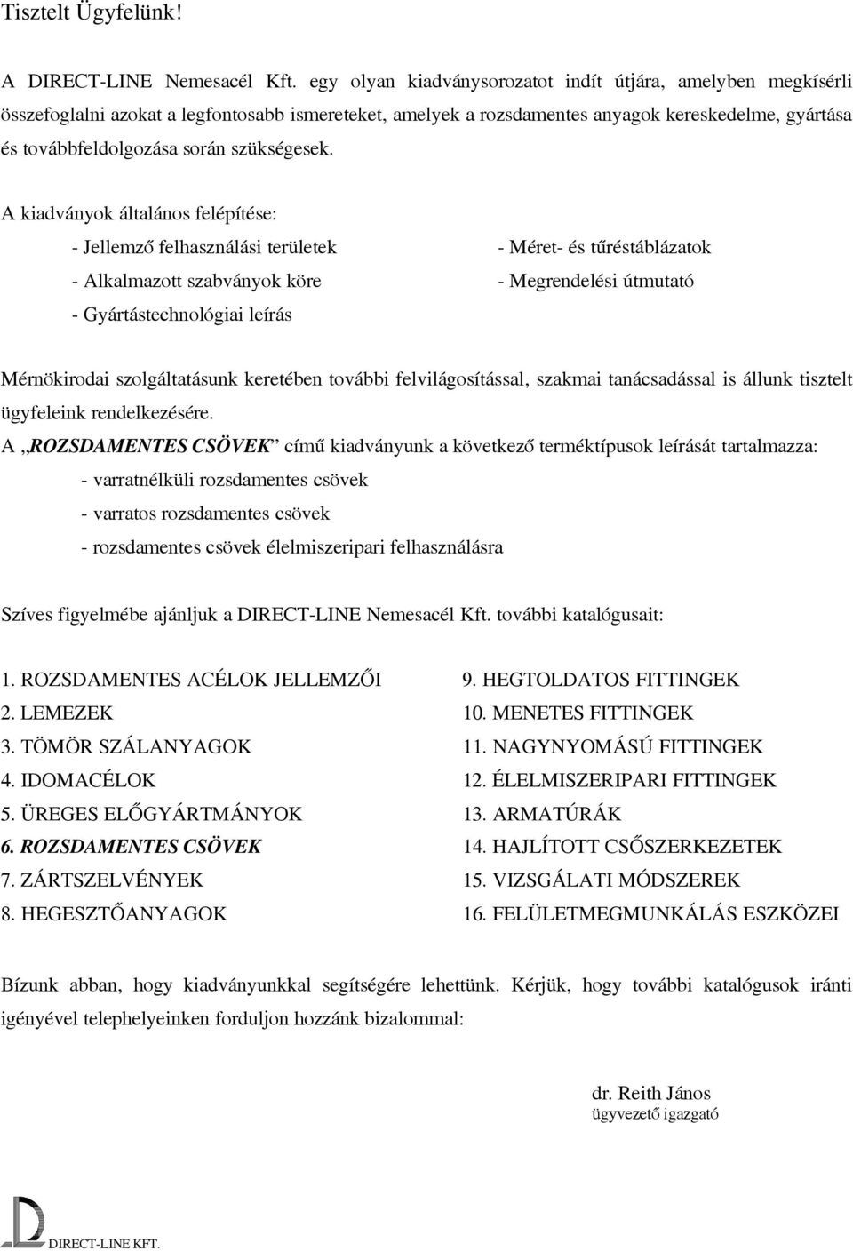 6. ROZSDAMENTES CSÖVEK - PDF Ingyenes letöltés