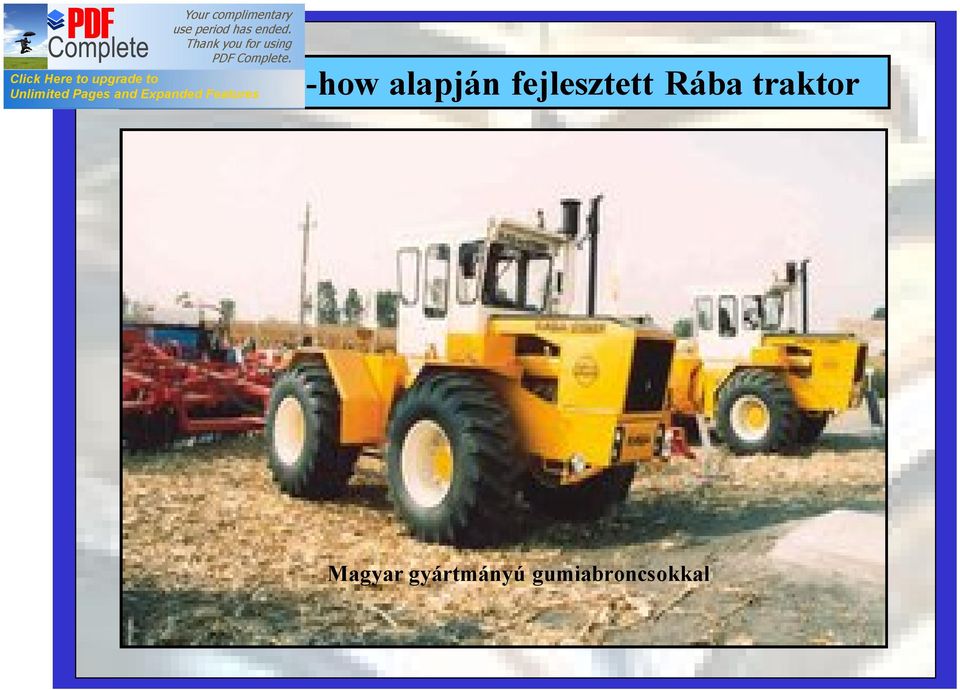 Rába traktor Magyar