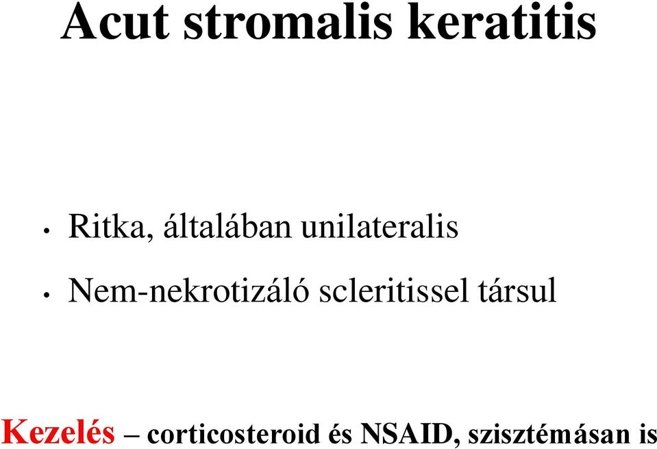 Nem-nekrotizáló scleritissel