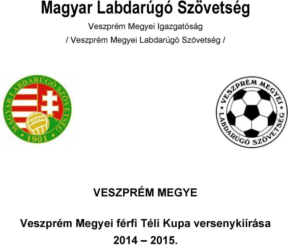 Labdarúgó Szövetség / VESZPRÉM MEGYE