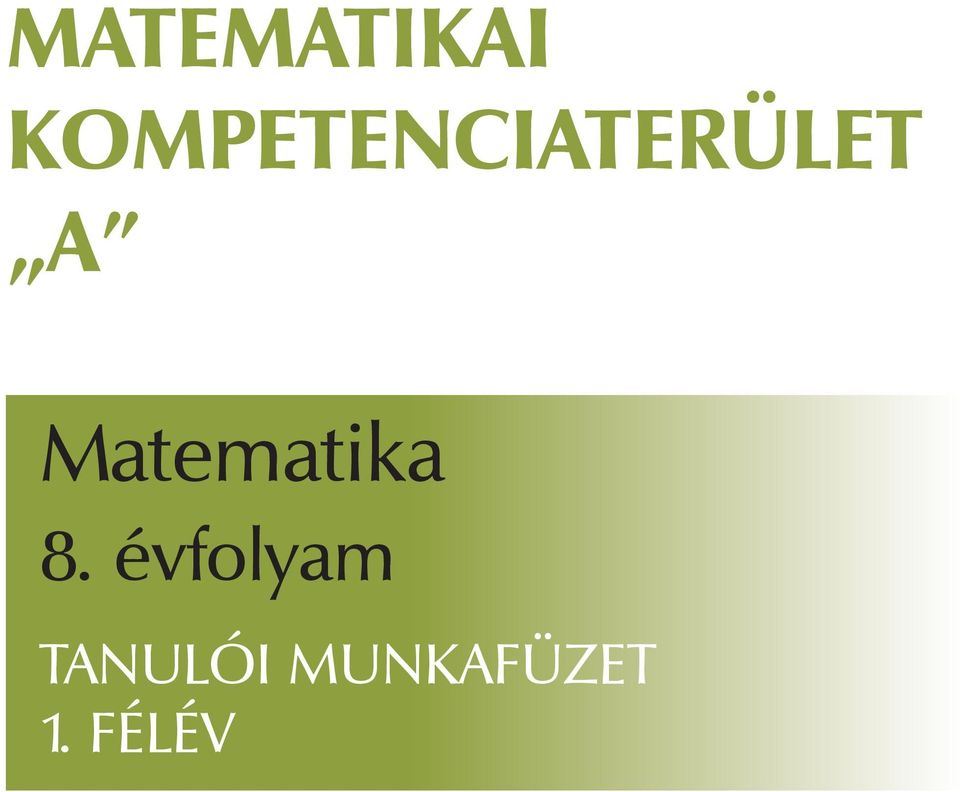 Matematika 8.