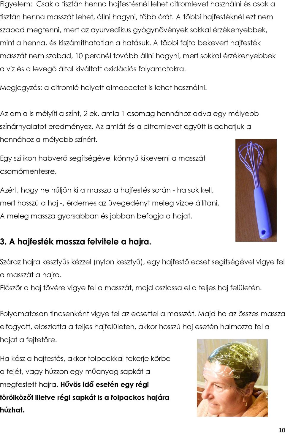 TERMÉSZETES HAJFESTÉS - PDF Ingyenes letöltés