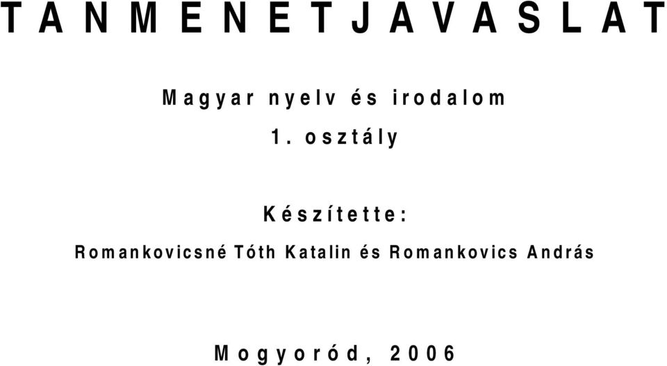 osztály Készítette: