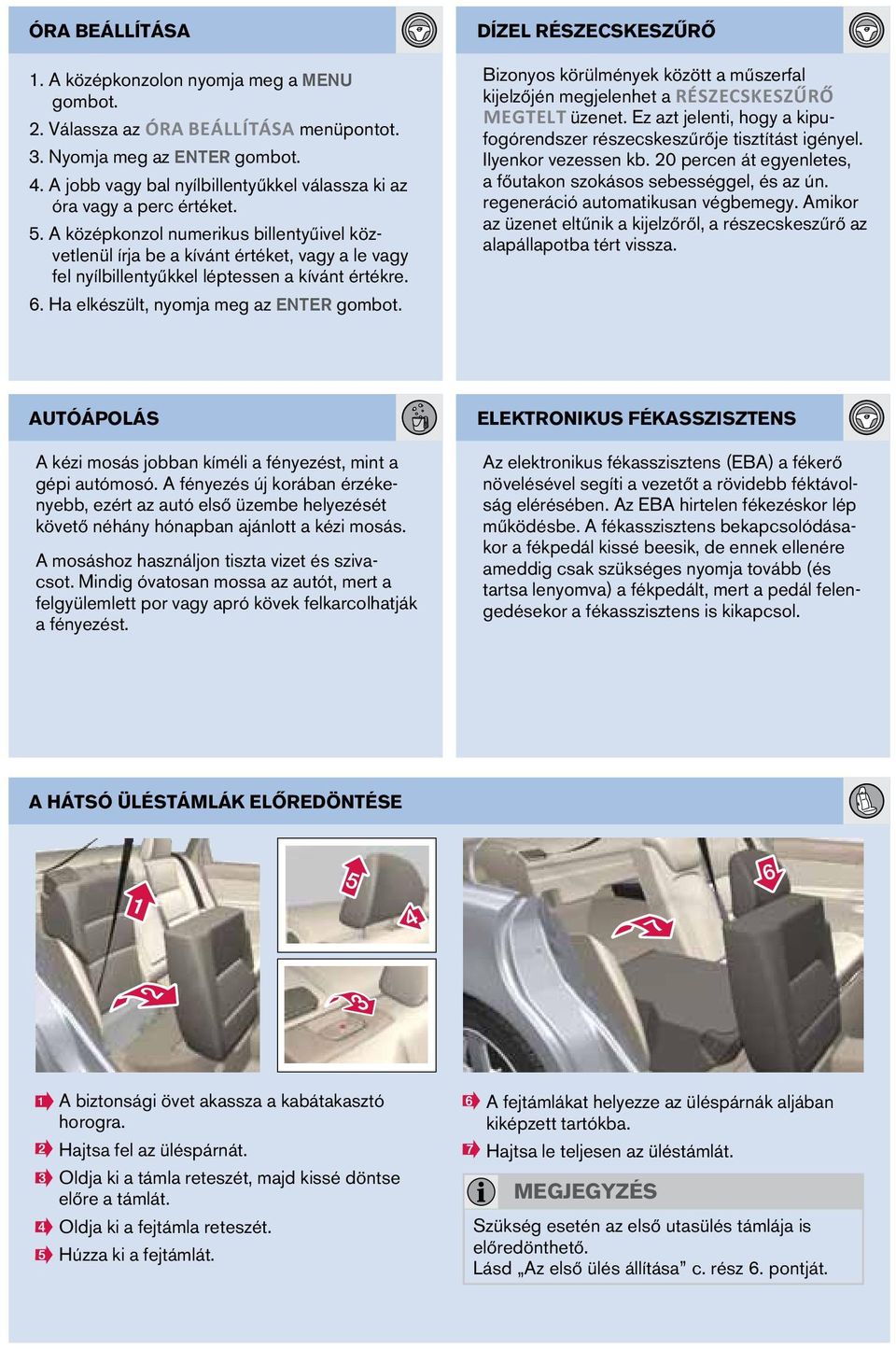 VOLVO V50 Rövid kezelési útmutató - PDF Ingyenes letöltés