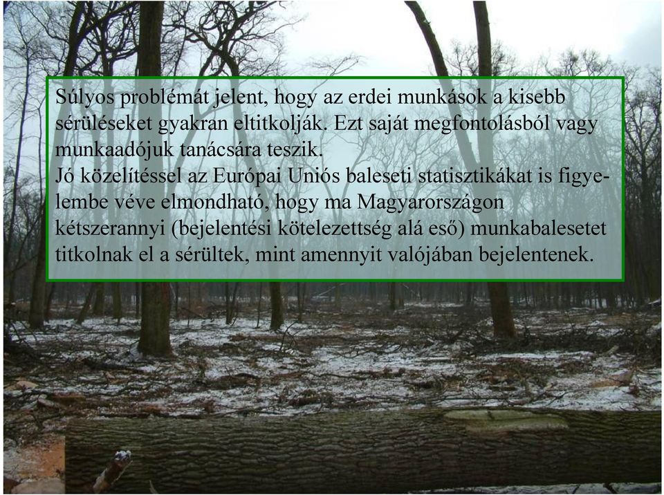 Jó közelítéssel az Európai Uniós baleseti statisztikákat is figyelembe véve elmondható, hogy ma