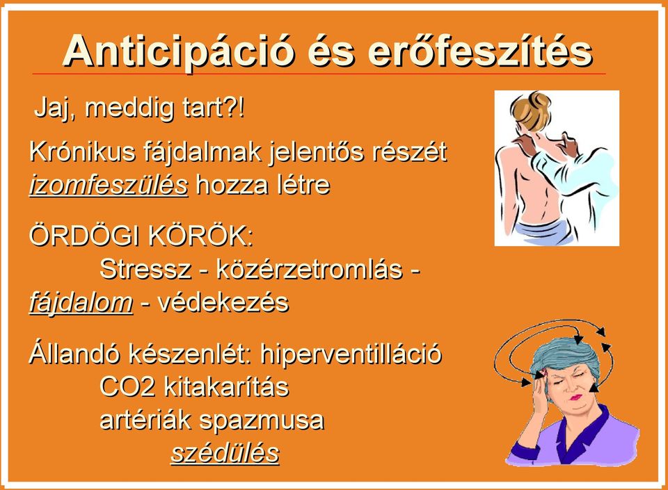 ÖRDÖGI KÖRÖK: Stressz - közérzetromlás - fájdalom - védekezés