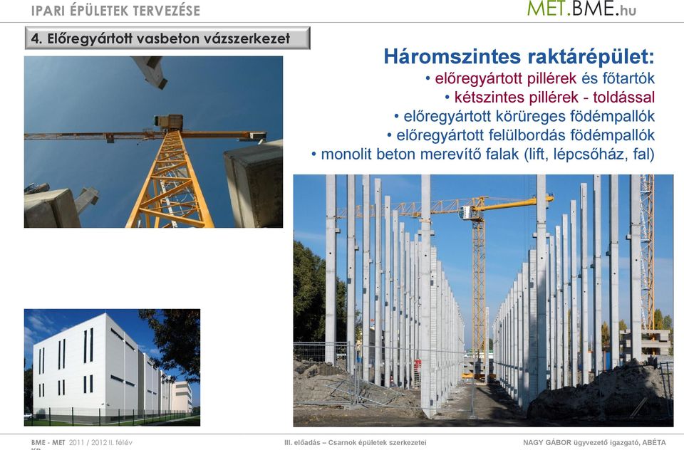 előregyártott körüreges födémpallók előregyártott felülbordás födémpallók