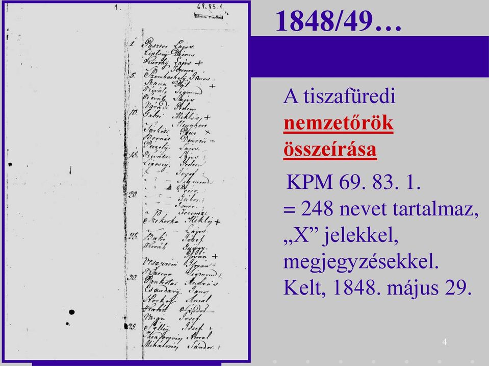 = 248 nevet tartalmaz, X