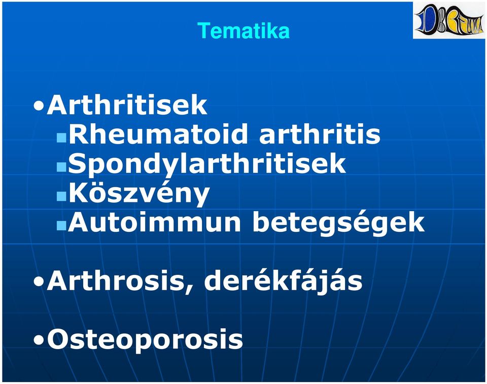 Spondylarthritisek Köszvény