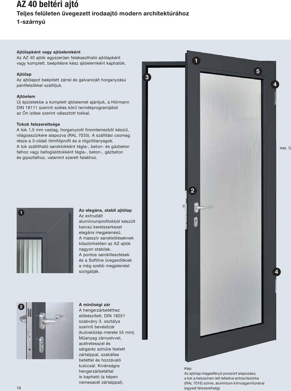 ÚJ Hőhídmentes kültéri ajtók - PDF Ingyenes letöltés
