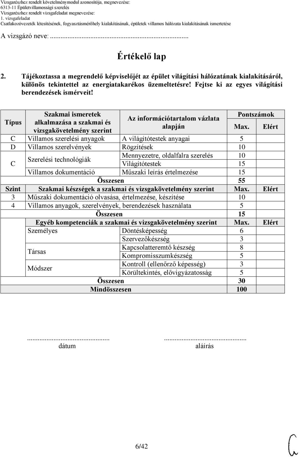 C Villamos szerelési anyagok A világítótestek anyagai 5 D Villamos szerelvények Rögzítések 10 Mennyezetre, oldalfalra szerelés 10 Szerelési technológiák C Világítótestek 15 Elért Villamos