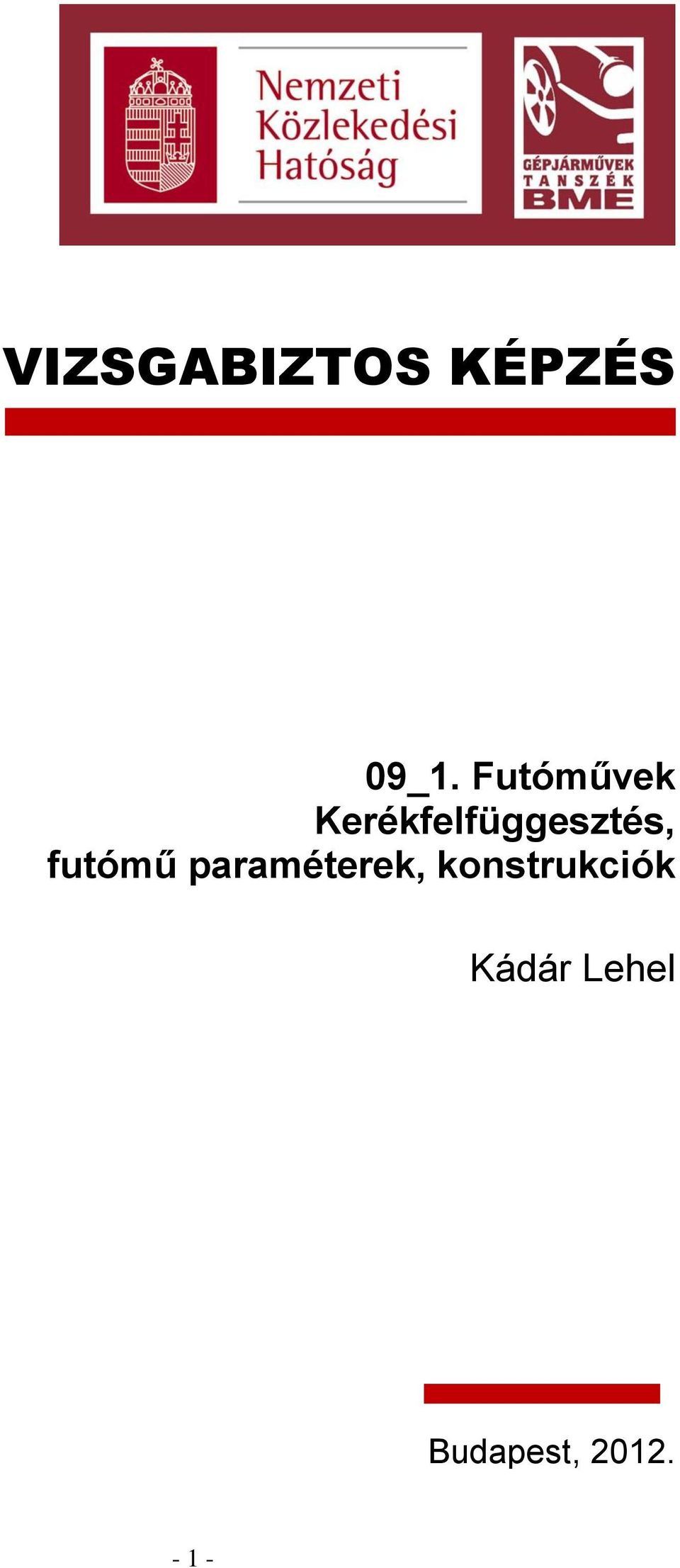 futómű paraméterek,