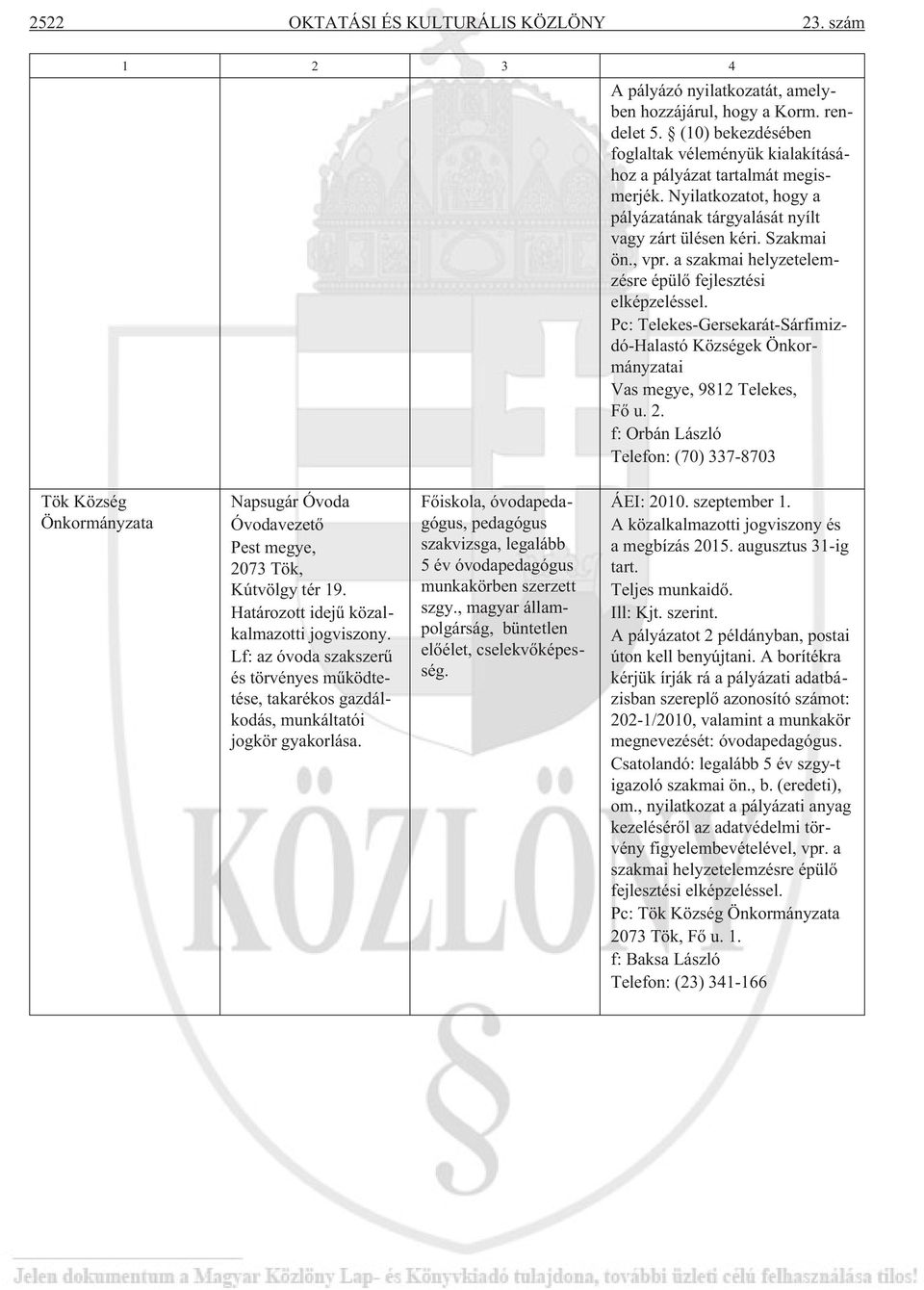 a szakmai helyzetelemzésre épülõ fejlesztési elképzeléssel. Pc: Telekes-Gersekarát-Sárfimizdó-Halastó Községek Önkormányzatai Vas megye, 9812 Telekes, Fõ u. 2.