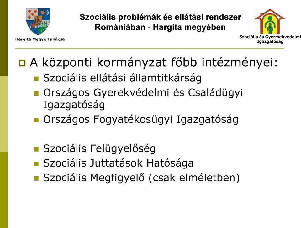 Szociális problémák és ellátási rendszer Romániában - Hargita megyében -  PDF Free Download