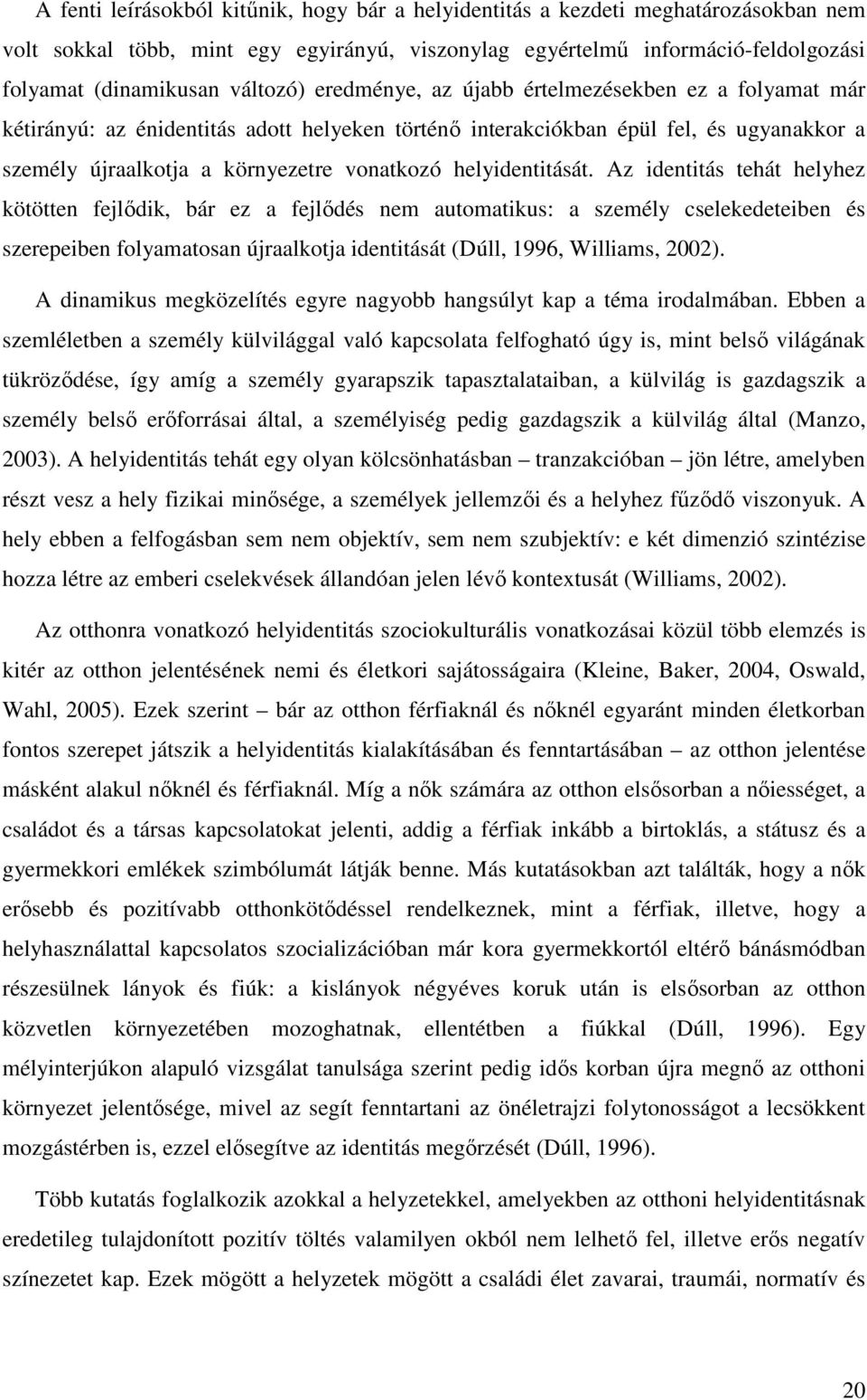 helyidentitását.