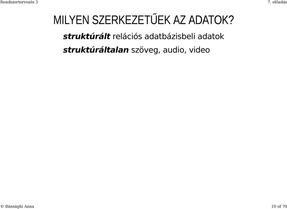 relációs adatbázisbeli adatok