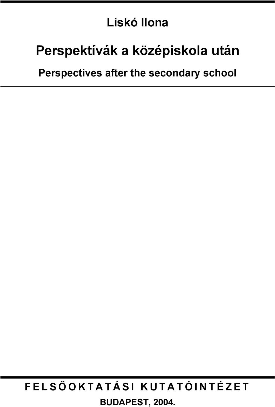 after the secondary school
