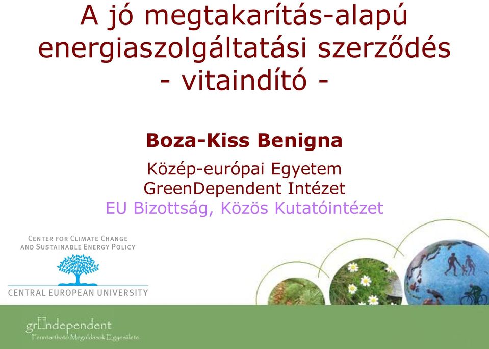 vitaindító - Boza-Kiss Benigna