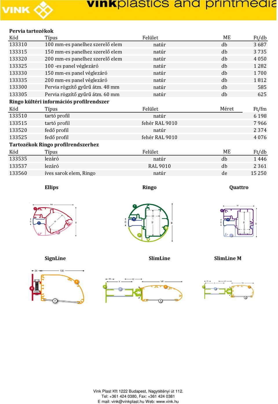 48 mm natúr db 585 133305 Pervia rögzítő gyűrű átm.