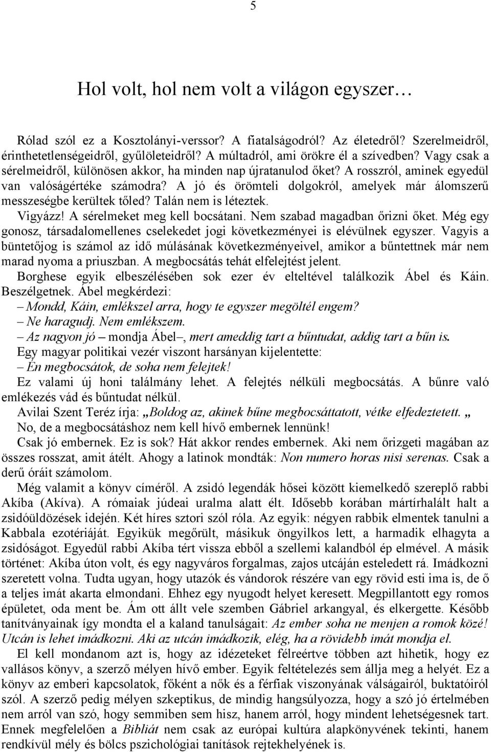Informatív beszéd a randevúkról