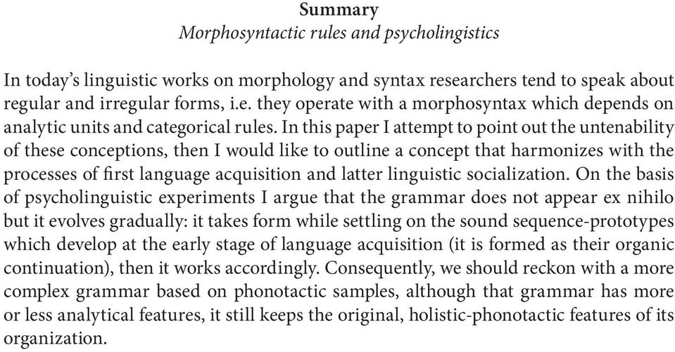 linguistic socialization.