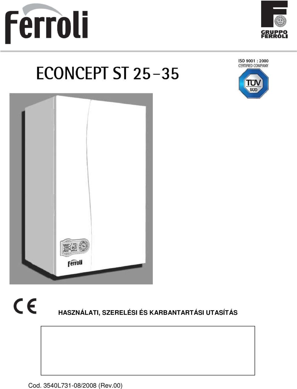 HASZNÁLATI, SZERELÉSI ÉS KARBANTARTÁSI UTASÍTÁS - PDF Ingyenes letöltés