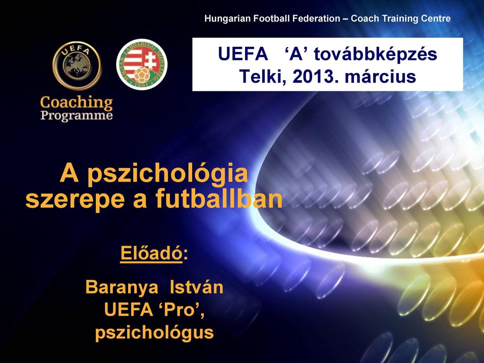 A pszichológia szerepe a futballban - PDF Free Download