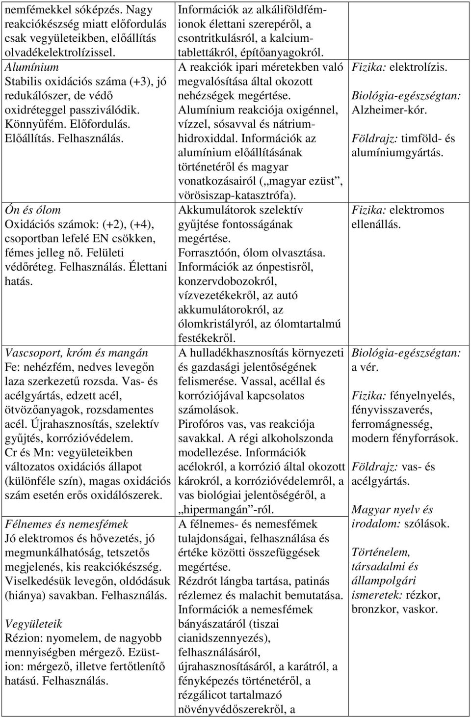 Ón és ólom Oxidációs számok: (+2), (+4), csoportban lefelé EN csökken, fémes jelleg nő. Felületi védőréteg. Felhasználás. Élettani hatás.