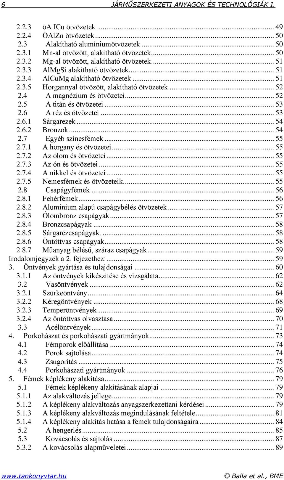 Járműszerkezeti Anyagok és Technológiák I. - PDF Ingyenes letöltés