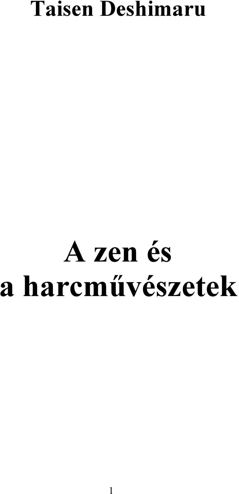 A zen és a