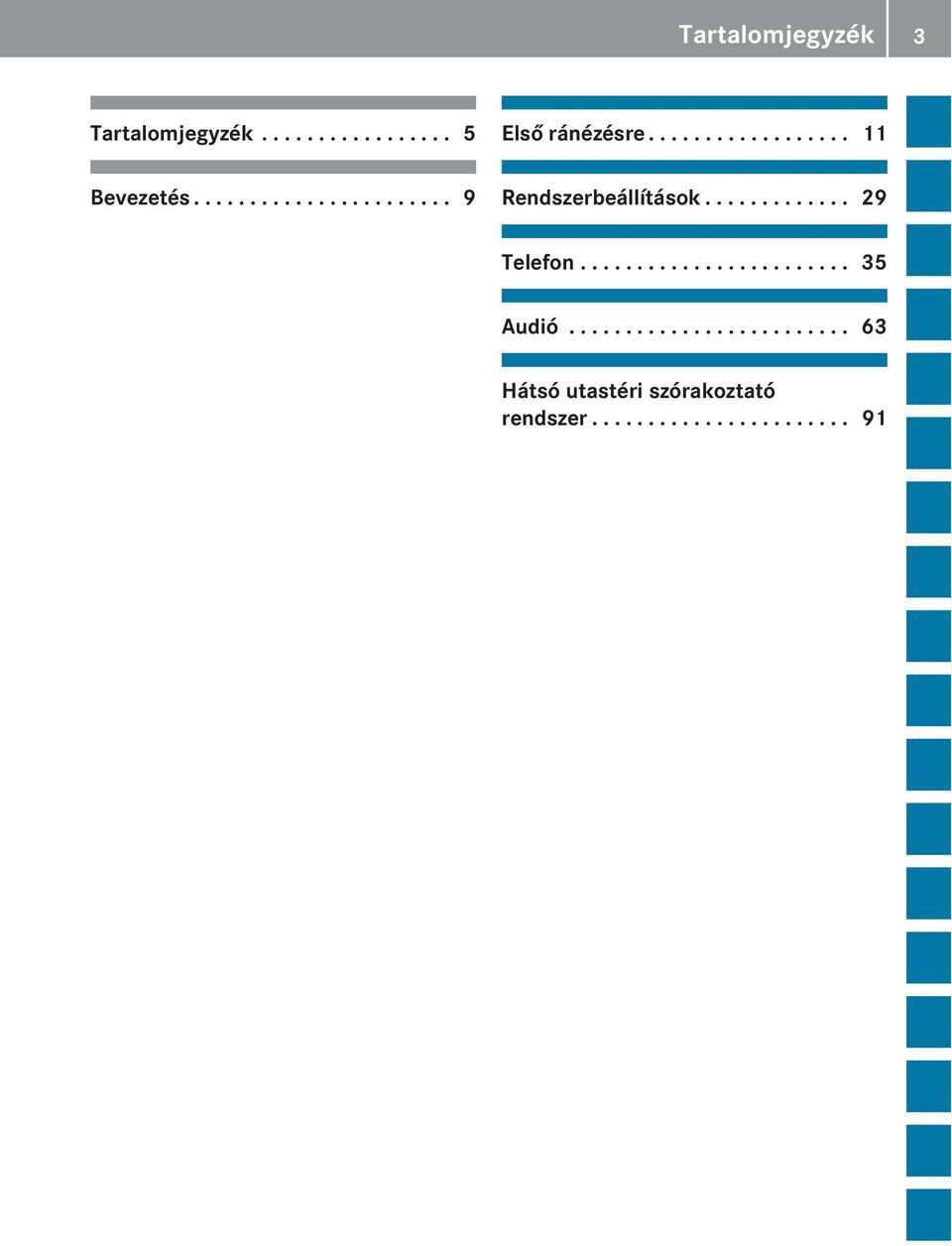 ............ 29 Telefon........................ 35 Audió.