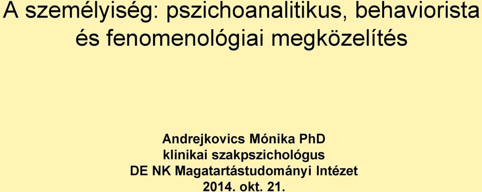 Andrejkovics Mónika PhD klinikai