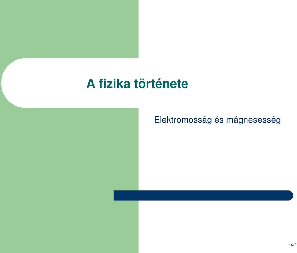 Elektromosság