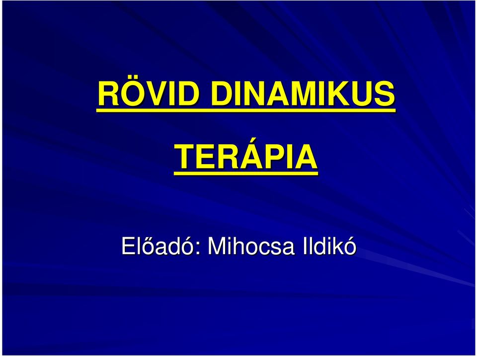 TERÁPIA