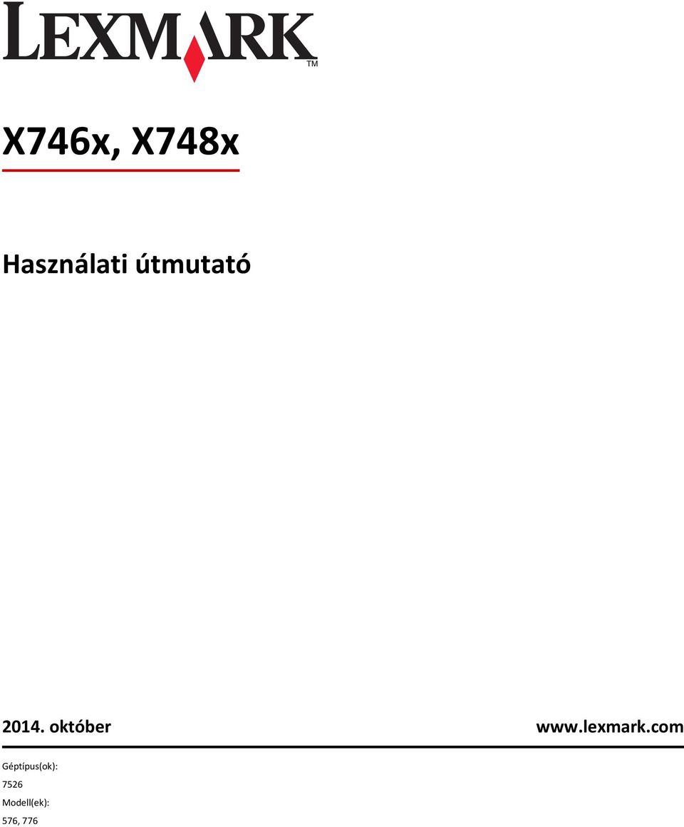 október www.lexmark.