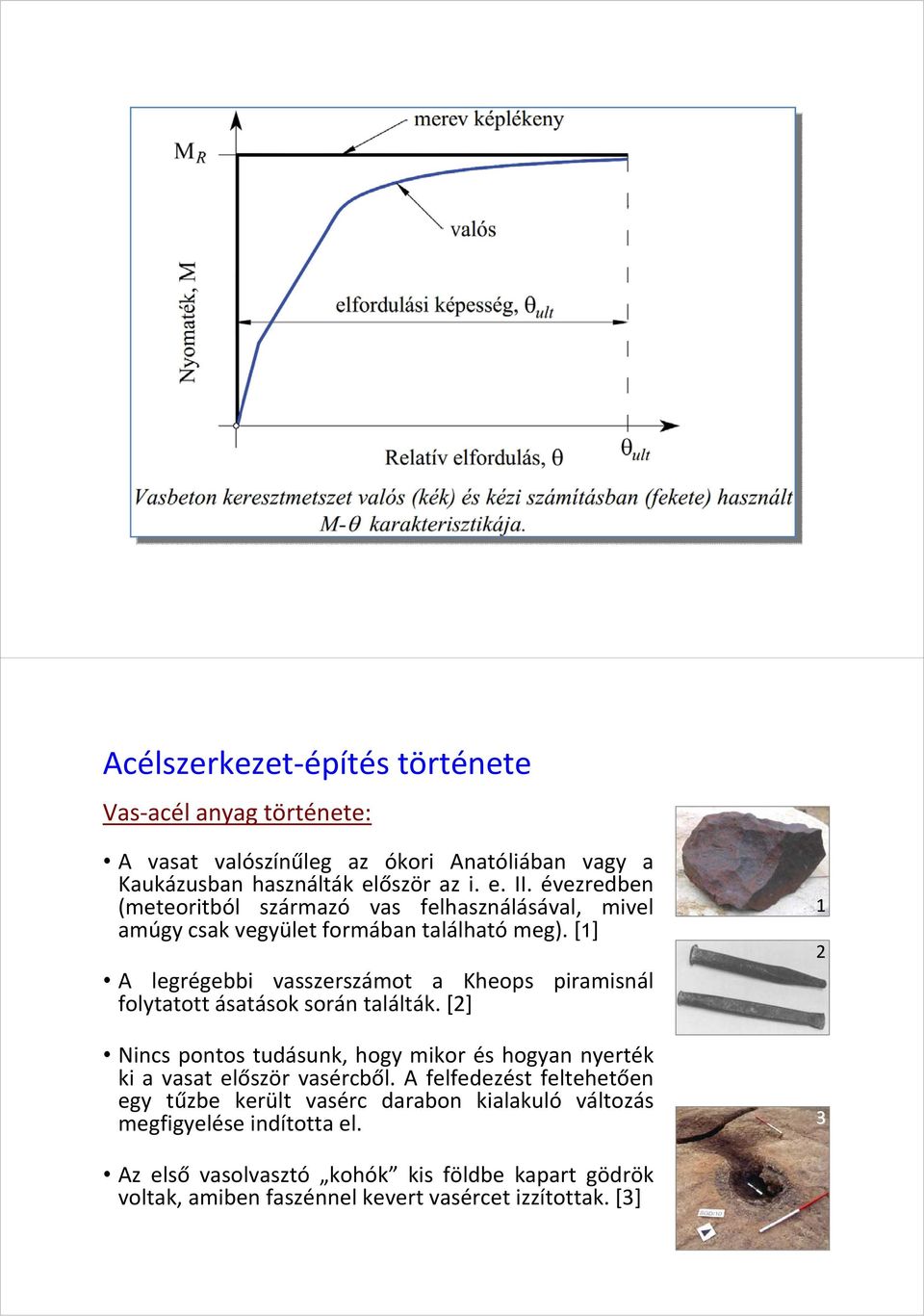 [1] A legrégebbi vasszerszámot a Kheops piramisnál folytatott ásatások során találták.