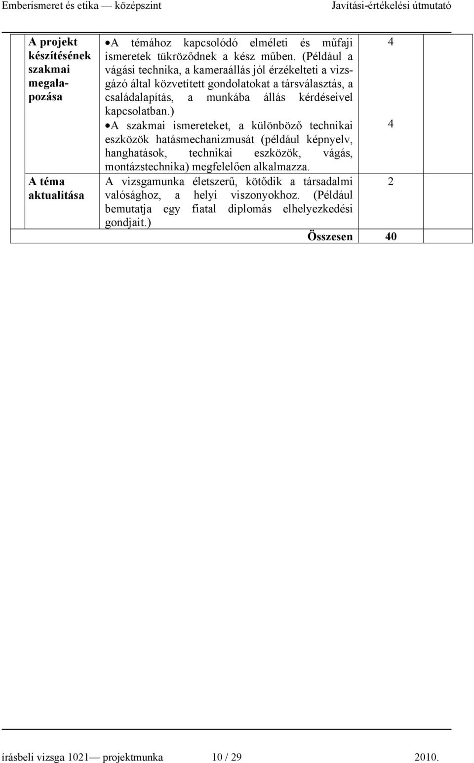 ) A szakmai ismereteket, a különböző technikai eszközök hatásmechanizmusát (például képnyelv, hanghatások, technikai eszközök, vágás, montázstechnika) megfelelően alkalmazza.