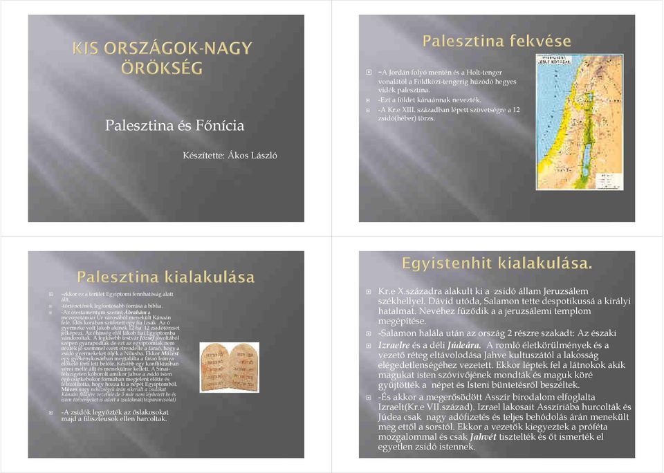 -Azótestamentum szerint Ábraháma mezopotámiai Úr városából menekült Kánaán felé. Idős korában született egy fia Izsák.Az ó gyermeke volt Jákob akinek 12 fia 12 zsidótörzset jelképezi.