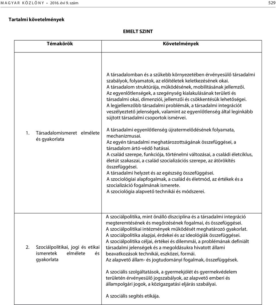 A társadalom struktúrája, működésének, mobilitásának jellemzői. Az egyenlőtlenségek, a szegénység kialakulásának területi és társadalmi okai, dimenziói, jellemzői és csökkentésük lehetőségei.